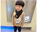暖かい秋と冬のスカーフ子供イングランドグリッドスーパーソフトカシミヤスカーフ (Black)