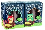 [トイスミス]Toysmith Grow Fox & Owl Set TSM8606 [並行輸入品]