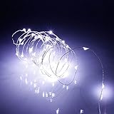 LEDイルミネーションライト LEDジュエリーライト ホワイト USB式 防水 50球5m USB式 イルミネーション 飾り 七夕 クリスマスライト 結婚式 パーティー ガーデン 庭屋外、室内の飾り