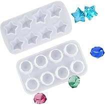 Amazon.co.jp: 水晶 ダイヤモンド シリコンモールド 五角星