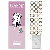 新色追加 カラコン フランミー ミルクプリン ワンデー FLANMY 1day 度あり 度なし【1箱10枚入】 佐々木希 【マスクシート付き】 (±0.00)