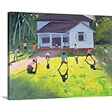 Andrew Macaraプレミアムシックラップキャンバス壁アート印刷題名Cricket、スリランカ、1998 40" x 30" 1048469_24_40x30_none