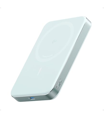 Amazon | Anker Nano Power Bank (5000mAh, MagGo, Slim) ミントブルー