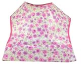 Cornish Daisy Pink and Lilac Flowery Pod Feeding Bib by Cornish Daisy