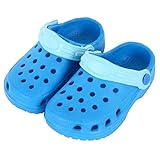 不二貿易 EVAサンダル 14~15cm ツートン ブルー スカイブルー