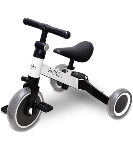 Amazon.co.jp: RiZKiZ 4in1 折たたみ三輪車 二輪車 大人用ハンドルバー