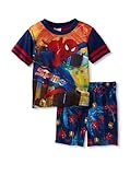 Marvel Comics Leaping Spiderman Toddler Pajamas for Little Boys (2T)