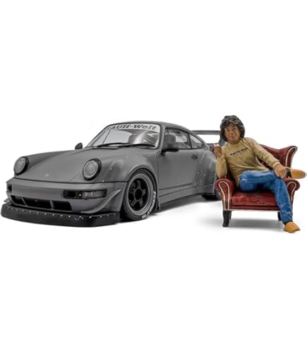 Amazon | ソリド 1/18 日産 GT-R R35 リバティーウォーク グレー 加藤