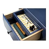 IKEA(イケア) HEMNES ブルー 90242622 チェスト(引き出し×2)、ブルー