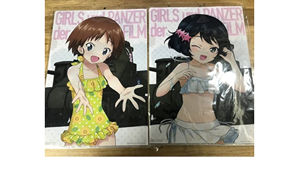 Amazon Co Jp ガールズ パンツァー 一番くじ クリアファイル 阪口桂利奈 宇津木優季 水着 164 ホビー 通販