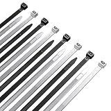 オーディオファン 結束バンド UL94V-2 難燃 85度 2.5mm×100mm & 2.5mm×203.5mm 各100本 ブラック サイコン オートバイ 配線加工