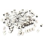 uxcell ガラス管ヒューズ　クイックブロー　低遮断容量　速断　7A　250V　6 x 30mm　50個