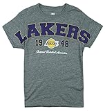 Los Angeles Lakers Nba Big Boys 1948 Basketball Tee – グレー 3L