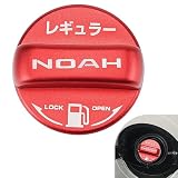 XIKER トヨタ ノア 70系 80系 90系専用 フューエルリッド フューエルキャップカバー アルミ製給油口キャップ NOAH ガソリンタンクキャップ おしゃれ カスタム アクセサリー 取り替えグッズ レギュラー仕様（レッド）
