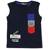 アスナロ（トップス 半袖tシャツ） Tシャツ 子供 男児 ランクルTシャツ ワッペン 切替配色 柄違い80 ネイビー