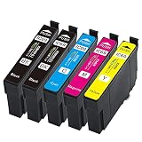 EasyECO 互換インクカートリッジ EPSON IC4CL69 増量 5本 IC4CL69L+BK セット ICチップ 残量表示検知機能付き 対応機種:PX-045A PX-046A PX-047A PX-105 PX-405A PX-435A PX-436A PX-437A PX-505F PX-535F