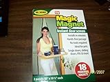 IdeaWorks JB7513 Magic Magnet Screen Door, Black [並行輸入品]