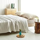 リードタイム100 % Organic Muslin Kidsブランケット、軽量ソフトコットン幼児Blanket for Children and Teensプレミアム6層 59"x79"(150x2