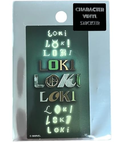 Amazon | MARVEL LOKI ネガフィルム風 ステッカーセット | シール