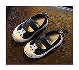 Candykids　キッズ 子供 ストラップキャンバスシューズ キッズスニーカー 女の子 キャンバスシューズ ベビー靴 ジュニア 女児 　スポーツ靴 通学通園 カジュアル (内寸13.5cm, ブラッ