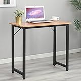DlandHome オフィスデスク 机 パソコンデスク(幅80×奥行40×高さ75cm)テーブル 勉強机 大人 ワークデスク