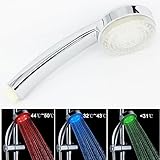 LEDシャワーTourmaline SPA Anion Hand HeldバスルームLEDシャワーヘッドフィルタハンドシャワー加圧保存水3色