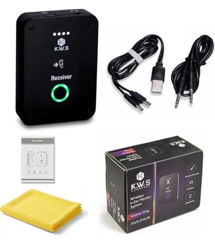 Amazon.co.jp: K.W.S KWS-EM1 ワイヤレスインイヤーモニターシステム