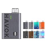 ユーウェル ハボック Havok R Pod System Kit 950mAh 3ml 電子タバコ Vape ベイプ スターターキット ニコチンフリー (Gray)
