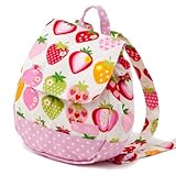 元気にお出かけベビーリュック　スイートストロベリーコレクション（アイボリー）　B1603300　日本製