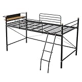 山善(YAMAZEN) 宮付きハイベッド/ベッド下90 コンセント付き HMH2-1021DBR ダークブラウン