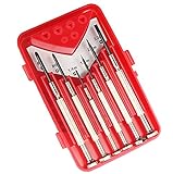 Stardust 精密 ドライバー 6本 セット クロム バナジウム 合金 使用 耐久 プラス マイナス スクリュー ドライバー SD-SD9815