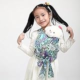Sigzagor Baby Doll Carrier Mei Tai Sling Toy For Kids Children Toddler Front Back,Mini Carrier,Owl,D