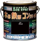 [4197241]ニッぺ　水性エコエバー　０．７Ｌ　ブラック HWX0450.7