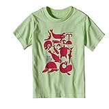 (パタゴニア)patagonia Baby Live Simply Sea Buds Cotton/Poly T-Shirt 60414 Gill Green (GLGN) 3T