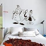 壁デカールビニールステッカーデカールアート装飾デザイン不思議の国のアリスケトルRabbit Time Watch Clock Walrus Carpenter Nursery Kids寮寝室m1507