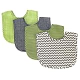 Trend Lab Bib Set, Perfectly Preppy, 4-Count by Trend Lab [並行輸入品]