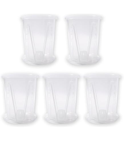 Amazon.co.jp: OUPSAUI 30個パック 3.5インチ クリア 育児用ポット