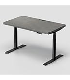 Amazon | 電動昇降デスク メラミン天板 USB付 グレー スタンディング