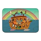 Noah 's Ark with動物ホームビジネスオフィスSign 6" x 9" SIGN.WOOD.9X6.Z000630_8
