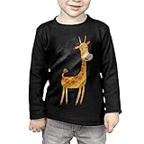 キリン 動物 黄色 子供服 春秋 長袖 Tシャツ トレーナー 丸い襟 キッズ 男の子 女の子 ベビー おしゃれ カジュアル ファッション 可愛い