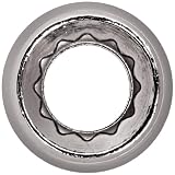 Martin SD1214 Alloy Steel 7/16 Type II Opening 1/2 Square Drive Socket, 12 Points Deep , 3-3/64 Over