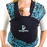 Babypeta Baby Sling (Blue navy) - Organic Infant Carrier and Newborn Wrap - Premium Cotton / Spandex
