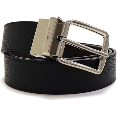 Amazon | [コーチ] ベルト メンズ リバーシブル ベルトカット可能