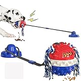 Spiritpet 犬 おもちゃ サクションカップ犬のおもちゃアグレッシブチューワー用の犬おもちゃ犬の噛むおもちゃ犬のパズルのおもちゃ犬のボール犬のきしむおもちゃ犬の水のおもちゃタフな犬おもちゃインタラクティブな犬のおもちゃ 歯のクリーニング（青）