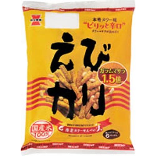 岩塚製菓 えびカリ 海老カリーせんべい 国産米100％