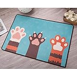 玄関マット 台所カーペット バスマット キッチンマット 足拭きマット ふわふわ かわいい滑り止めマット 吸水 速乾 大判 抗菌 滑り止め付き ほこり取り 泥落とし 屋内 屋外 ウォッシャブル