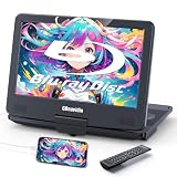 GOnavidio ポータブルブルーレイプレーヤー HDMI入力 スマホ同期 HDMI出力 blu-ray BD 13.3インチ 4000mAh バッテリー内蔵 HDMIケープル付 CPRM 解像度1920x1080 USB SD