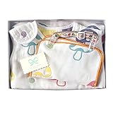 ホッペッタ Hoppetta champignon 6重ガーゼスリーパー+クリップ&ハンカチ ギフトセット 8845