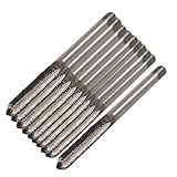 DealMux 43ミリメートルの長さ3ミリメートル高速度鋼HSSハンドねじ用メトリックは、10個のタップ