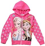 アナと雪の女王　子供　フード付き　パーカー　キッズ　トレーナー　上着　part1 (140, ローズ) [並行輸入品]
